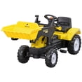 thumbnail image 1 of CoSoTower Ride on Tractor for Kids, Pedal Construction Car with Front Loader Digger for 3 Year Old, Yellow, 1 of 7