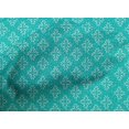 thumbnail image 4 of oneOone Cotton Poplin Fabric Dot & Floral Block Print Fabric By The Yard 56 Inch Wide, 4 of 4