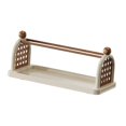 thumbnail image 2 of Elodie Coffee Mug Holder Gift Coffee Bar Organizer for Restaurant Cabinet Tea Party Cream White 1 Layer, 2 of 8