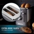 thumbnail image 3 of Calphalon 2-Slice Toaster, Precision Control with 6 Shade Settings and Extra Wide Slots, Stainless Steel, 3 of 4