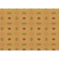 thumbnail image 1 of Ahgly Tapis Rectangulaire Lavable en Machine Intérieur Transitionnel Sedona Brun, 2 Pieds x 5 Pieds, 1 of 7