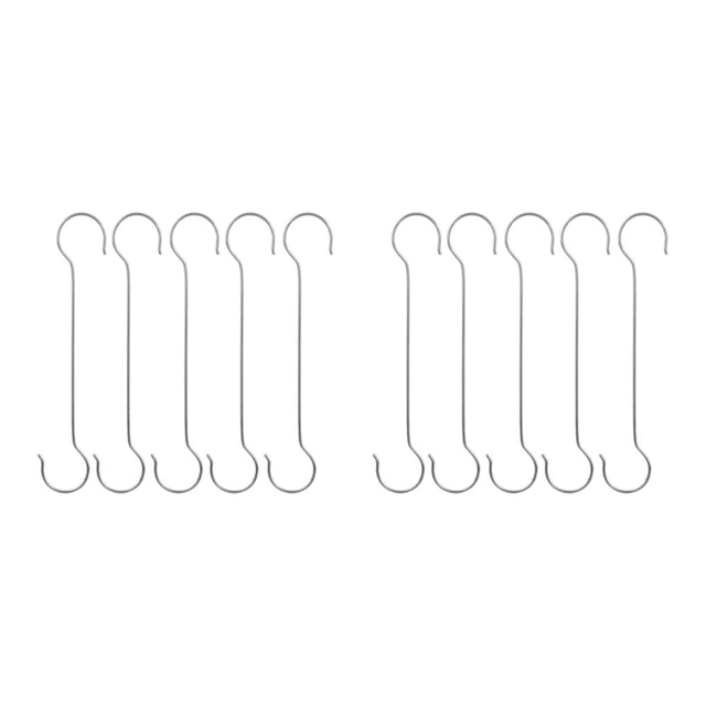relayinert 5pieces Crochets en Métal en Acier Inoxydable Durable et Robuste pour 60cm S Crochet 2Set