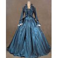 thumbnail image 4 of UPPADA Liquidation Robes d'Invitée de Mariage pour Femmes Hiver Robe à Manches Longues Grande Taille Robe Évasée Robe Maxi de Cocktail pour Femmes Robes de Soirée Ajustées Robes Formelles Grande Taille pour Femmes, 4 of 7