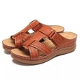 thumbnail image 4 of Summer New Style Plus Size Casual Wedge Heel Adult Womens In-line Sandals, 4 of 9