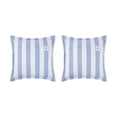 thumbnail image 4 of Anko Blue Stripe Cushion 2 pack, 4 of 6