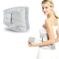 thumbnail image 1 of Lumbar Spine Support Belt for Lumbar Belt Herniated Disc Lumbar Support Belt Back Support Belt Orthopedic Lumbar Support Belt Back Brace with Curved Aluminum Strips for Sciatica, 1 of 7