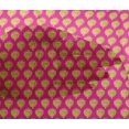 thumbnail image 4 of oneOone Viscose Chiffon Fabric Floral & Flying Swan Block Print Sewing Fabric BTY 42 Inch Wide, 4 of 4