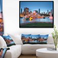 thumbnail image 3 of Design Art Colorful Buckingham Fountain Framed Canvas Art Print, 3 of 3