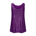 thumbnail image 3 of Plebaso Débardeurs à Paillettes Sans Manches pour Femmes, Mode Fête Clubwear, 3 of 6