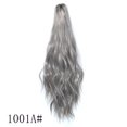 thumbnail image 2 of QUYUON Extensions de Cheveux Droites à Clip Postiches pour Femmes Perruques Longues d'Apparence Naturelle Pièce de Cheveux pour Femmes Extensions de Queue de Cheval Clips Synthétiques sur Extensions de Cheveux Type de Cheveux Q1110, 2 of 2