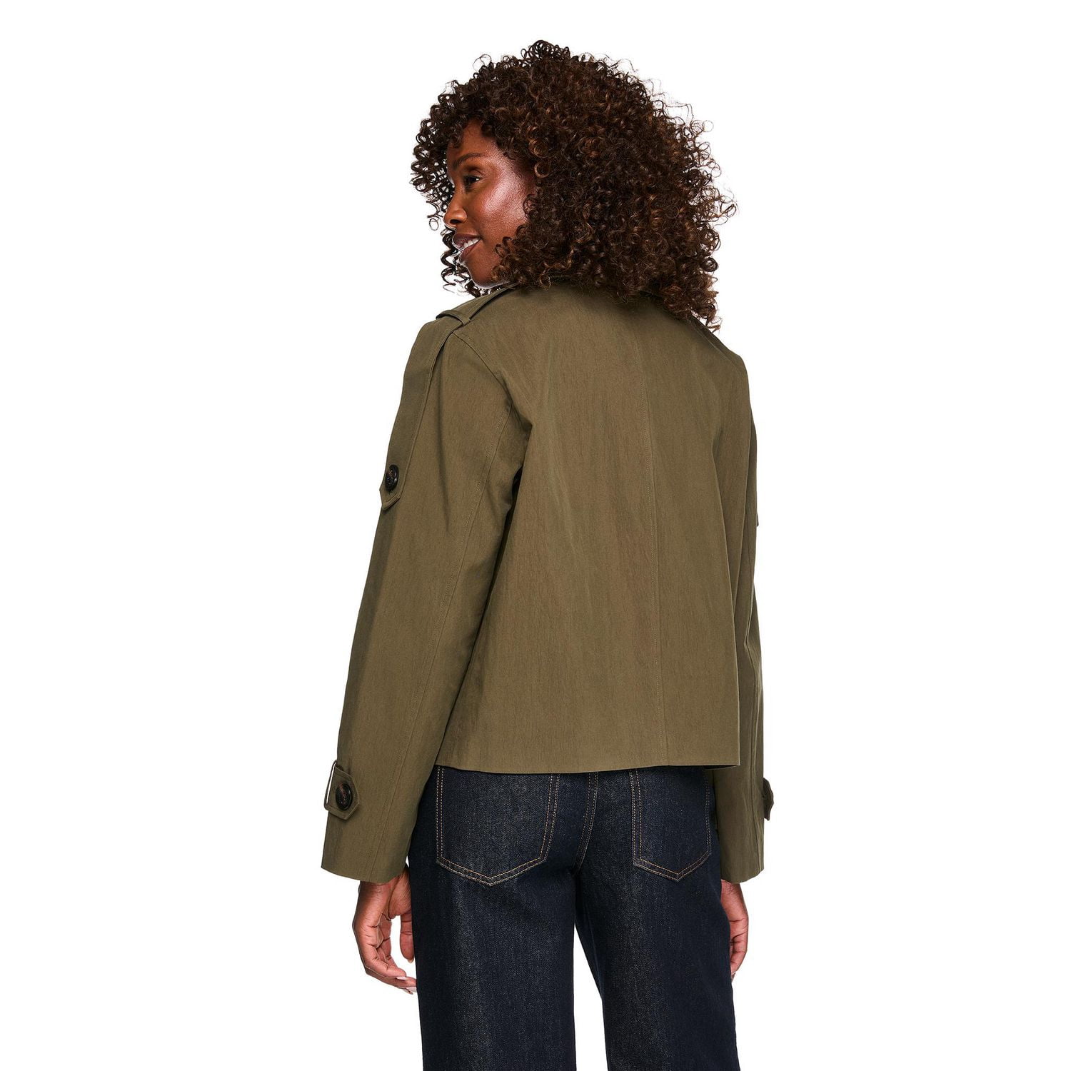 Imperméable écourté London Fog pour femmes