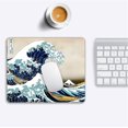 thumbnail image 3 of Japanese Mouse Pad Kanagawa Sea Wave Design Gaming Mousepad Non-Slip Rubber Square Small Mouse Pads for Wireless Mouse Laptop Computer Mouse Mat Desk Decorative Accessories Office Supplies, 3 of 5