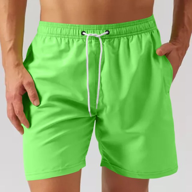 Styesk Mens Shorts Man Casual Sports Speed-Dry Running Mesh Zipper Pocket Drawstring Shorts