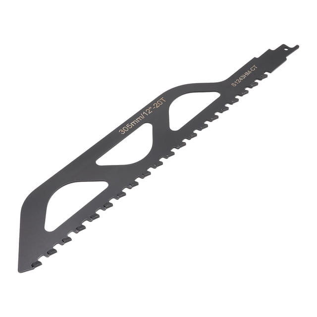 Reciprocating Saw Blade, Heat Proof Pruning Reciprocating Saw Blade Cemented Carbide Efficient Multifunctional for Construction 12 Inch