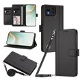 thumbnail image 1 of Book Style Wallet Cover for ASUS Zenfone 11 Ultra, Soft PU Leather, Black, 1 of 6
