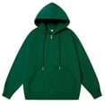 thumbnail image 3 of LUOGENLI Men Hoodies Blanket Mens Zip up Hoodie Long Sleeve Full Zip Hooded Sweatshirt Pullover with Pocket Men's Fashion Hoodies & Sweatshirts 5Xl Green Size XL, 3 of 6