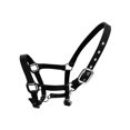 thumbnail image 2 of Wweixi Collier de Tête de Cheval Rembourré à Licou Grande Résilience Fournitures de Cheval Solidité Coussin de Selle de Course Professionnel Noir m, 2 of 6