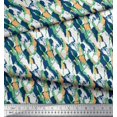 thumbnail image 2 of Soimoi polyester Crepe Fabric Brush Stroke Abstract Printed Craft Fabric by the Yard 52 Inch Wide, 2 of 3