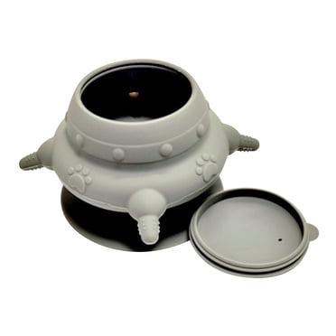 LiveSatisfy Bouteilles en Liquidation pour l'Allaitement des Chiots, Mangeoires à Lait pour Plusieurs Chiots avec Tétine, Bol à Lait pour Chiots, 4 Tétines Station d'Allaitement en Silicone pour Chiots, Bol d'Alimentation pour Chatons, Chiots