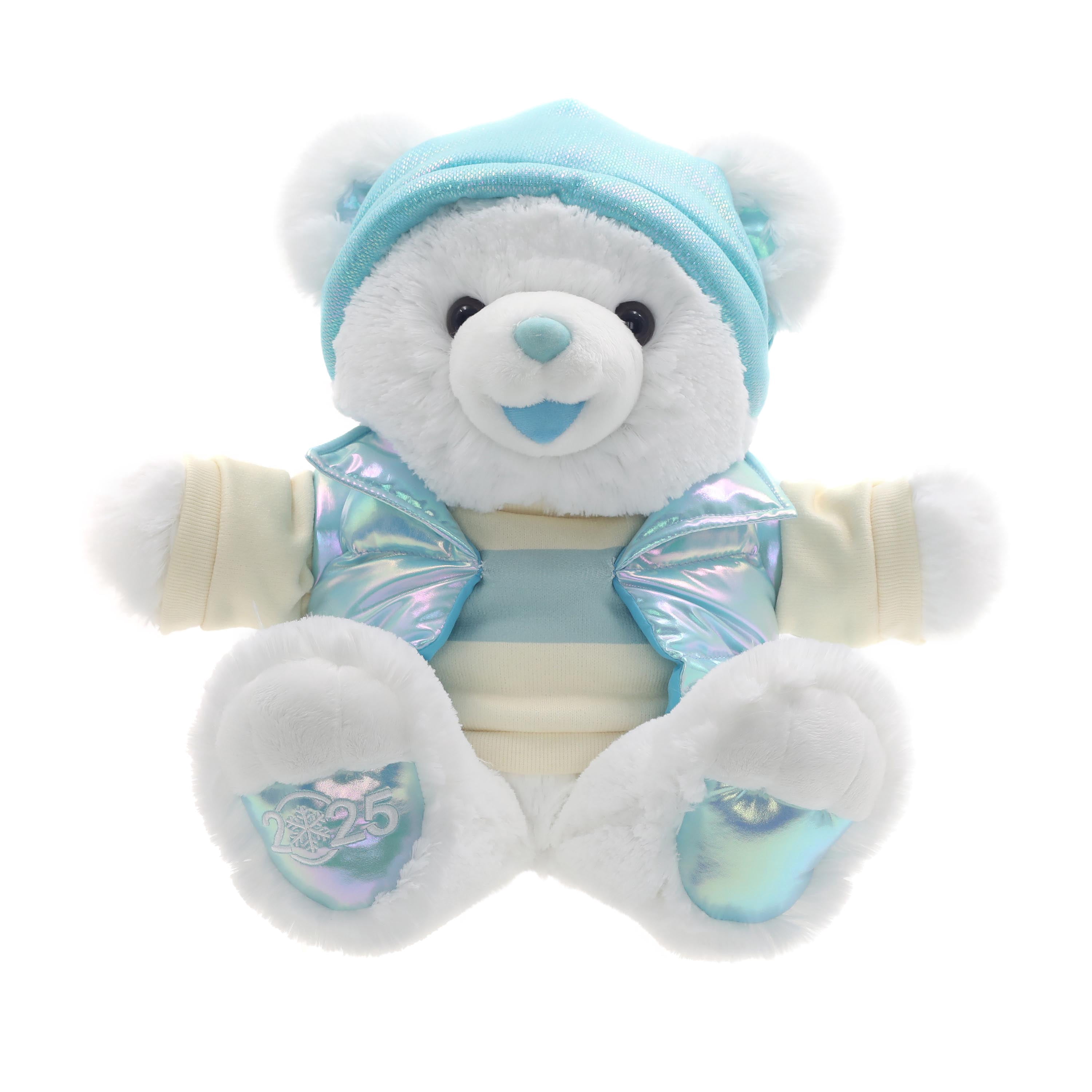 PELUCHE GARÇON FLOCON DE NEIGE BLEU