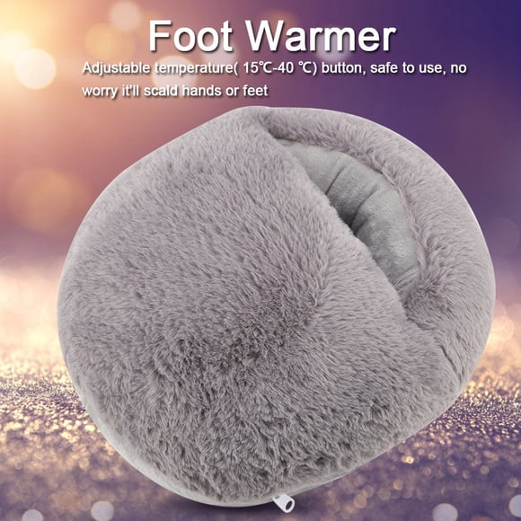 TOPINCN Coussin Chauffe-Pieds USB Chauffage Électrique pour l'Hiver Pantoufles Chauffantes de Bureau Chaussures, Coussin pour les Pieds Électrique, Chauffe-Pieds Électrique