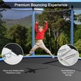 thumbnail image 4 of Gymax Trampoline Récréatif de Saut et d'Exercice de 12 Pi avec Filet de Sécurité, 4 of 9