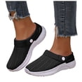 thumbnail image 1 of Womens Orthopedic Mules Clogs with Back Straps Summer Breathable Mesh Walking Slip on Sneakers Sandals, 1 of 6