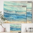 thumbnail image 2 of Designart Vagues minérales océaniques Art mural sur toile, 2 of 3