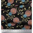 thumbnail image 3 of Soimoi Silk Fabric Artistic Floral Decor Fabric Printed Yard 42 Inch Wide, 3 of 3