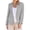 Gray#womens summer blazer 2025, variant on aohooy Linen Blazer Women Summer Lightweight Button Long Sleeve Blazers for Women Business Casual Suit Jacket with Pockets Light Blue,M