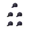 thumbnail image 1 of Wweixi Warm Up In Style With Fashionable Wool Cap For Cold Weather Knitted Hats Knitted Caps Funny Hat Wool Hat Ear Protectors dark grey 5Set, 1 of 6