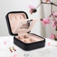thumbnail image 4 of Gift Jewelry Box Travel Portable Storage Case For Earring Necklace Bracelet Ring(Paris Tower), 4 of 9