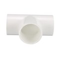 thumbnail image 3 of Unique Bargains Raccord de Tuyau en PVC 40mm Raccord en T 2 Pcs, 3 of 4