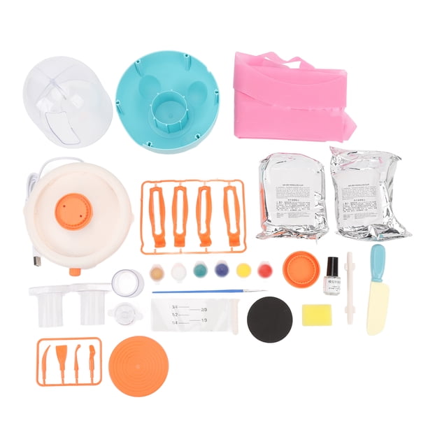 Tour De Potier Enfant – Kit Complet Licorne | Argile Autodurcissante, Peinture Et Outils – Cadeau Créatif 6-14 Ans
