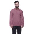 thumbnail image 1 of Atasi Kurta Court Imprimé à Manches Longues Décontracté pour Hommes Tenue Ethnique, 1 of 1