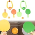 thumbnail image 4 of BINGLI Over-The-Door Pong Trainer Kit - Adjustable Hanging Table Tennis Game for Kids, Portable Indoor Sports Set with Rackets for Doorway Family Play ﻿, 4 of 9