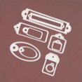 thumbnail image 3 of 10pcs Embossing Moulds Carbon Steel Photo Frame Molds Smooth Sturdy Album Craft Making Moulds Langgg, 3 of 9