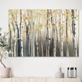thumbnail image 2 of Designart Golden Birch Forest I Canvas Wall Art, 2 of 2
