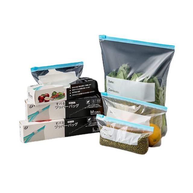 PENGXIANG Sacs Ziploc Réutilisables Anti-Odeurs Refermables pour Sandwich/collations Accessoires de Conservation des Aliments S 20