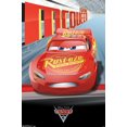 thumbnail image 1 of Disney Pixar Cars 3 - Lightning Wall Poster, 22.375" x 34" Framed, 1 of 4