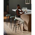 thumbnail image 1 of Collection - Bar Stools Set of 2, Bar Height Bar Stools, Kitchen Counter Stools,Forest Green, 1 of 10