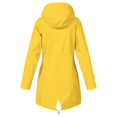 thumbnail image 4 of Imperméable pour Femmes, Vestes de Pluie à Rayures Pures Doublées, Imperméables, Extérieur, Grande Taille, à Capuche, Légères, 4 of 6