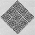 thumbnail image 1 of Ahgly Company Machine Washable Indoor Square Transitional Platinum Gray Area Rugs, 4' Square, 1 of 7