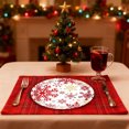 thumbnail image 4 of Amzcrzy Paper Disposable Tableware Set Red Snowflake Christmas Theme Party Tableware Disposable 7-Inchs 9-Inchs Paper Plates Paper Cups Tissue Set Of Party-Themed Paper Plates Set, 4 of 6