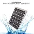 thumbnail image 3 of Clavier Numérique, Pavé Numérique Filaire Rechargeable par USB pour Presque Tous les Ordinateurs avec USB, Mini Pavé Numérique Étanche à 28 Touches pour IOS, pour, pour, 3 of 7