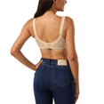 thumbnail image 3 of PENGXIANG Women‘s Plus Size Full Coverage Underwire Adjustable Strap Unlined Minimizer Lace Bra, 3 of 4