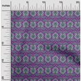 thumbnail image 1 of oneOone Georgette Viscose Fabric Floral & Paisley Block Printed Craft Fabric BTY 42 Inch Wide, 1 of 4