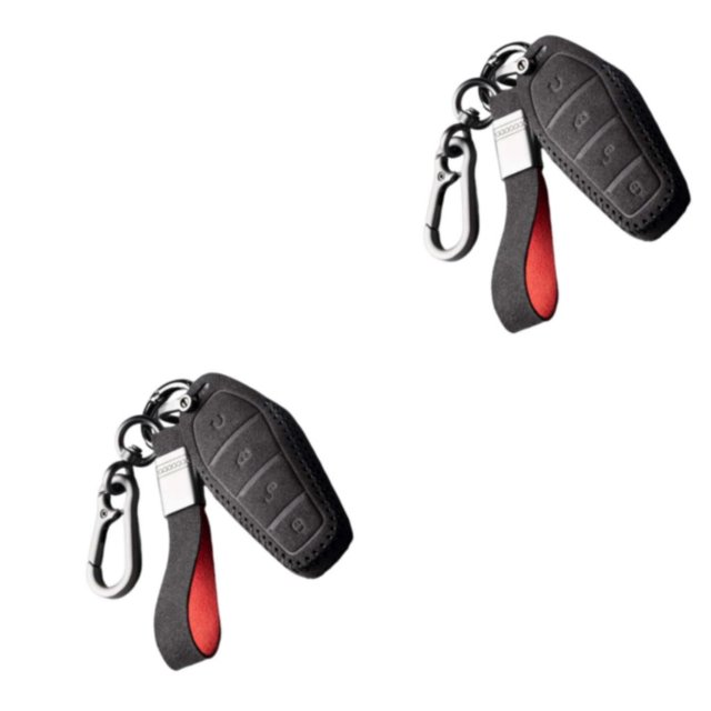 Redempat Étui Télécommande pour Hommes Femmes Voiture PU pour Byd Song Plus Dmi Type B 2Set