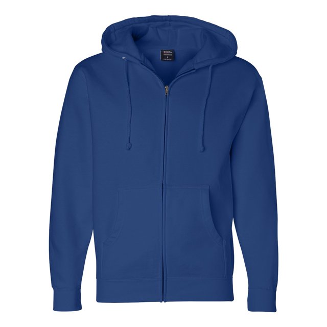 Independent Trading Co. Heavyweight Full-Zip Hooded Sweatshirt, 2XL, Royal
