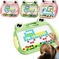 thumbnail image 4 of Magnetic Drawing Board, Frog Magnet Beads Doodle Board, Educational Magnetic Toy for Kids, Preschool Learning Creativity Activity Boys, Fun Drawing Writing Play, 4 of 8